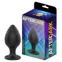 silikonowy, czarny korek dla kobiet i mężczyzn steps s anal plug 6 cm