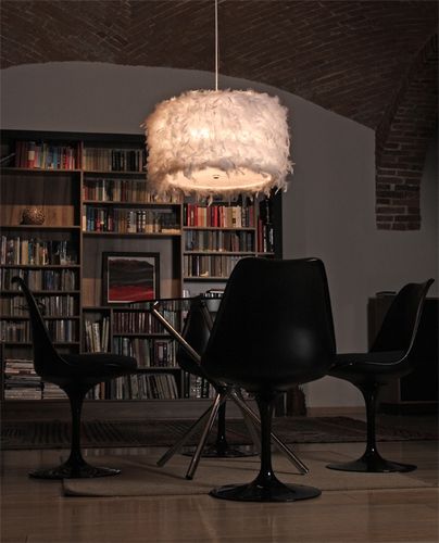 Lampa C Piórka 50cm biała D2 na Arena.pl