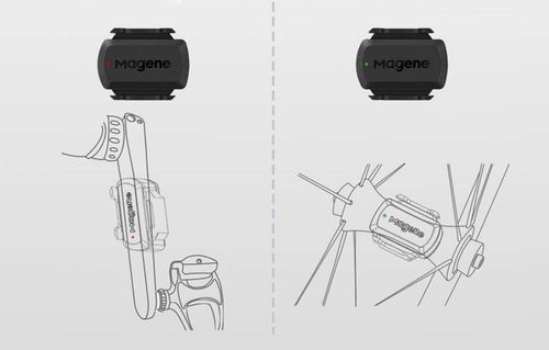 MAGENE S3 + CZUJNIK KADENCJI I PRĘDKOŚCI APLIKACJA BLUETOOTH ANT+IP66 na Arena.pl