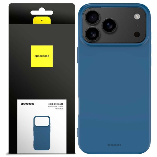 Spacecase Silicone Case 3.0 Iphone 17 Pro Blue zdjęcie 1