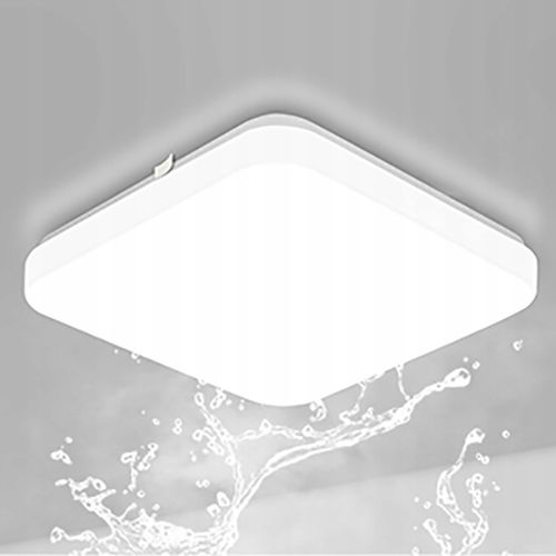 Lampa Sufitowa Plafon LED 24W 2400LM 23x23x5cm Natynkowy Biały na Arena.pl