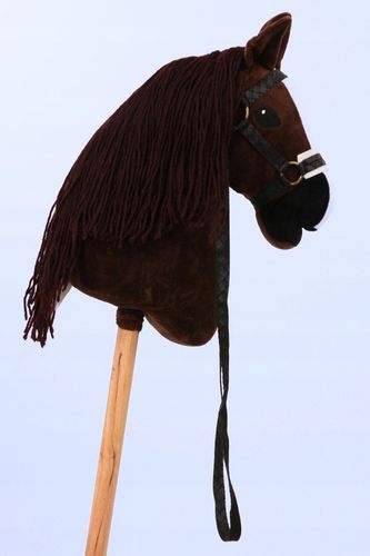 HOBBY HORSE ZESTAW A4 MAŁY KONIK + WODZE + KANTAR MINI PREZENT DLA DZIECKA na Arena.pl