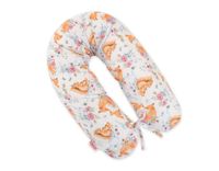 Poduszka ciążowa Longer dla kobiet w ciąży do spania + zdejmowana poszewka