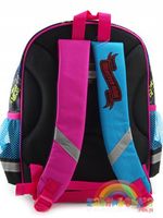 Plecak szkolny wielokomorowy Monster High Majewski różowy