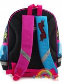Plecak szkolny wielokomorowy Monster High Majewski różowy