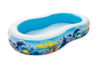 Basen Dmuchany Morska Głębina 262X157X46Cm Dla Dzieci 3+ Bestway + Łatka