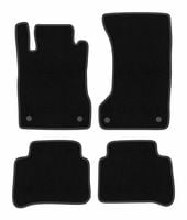Dywaniki samochodowe welurowe BASIC Mercedes W211 4Matic czarne