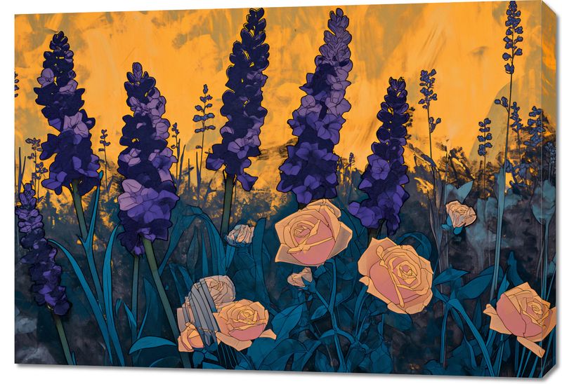 Obraz 100x70cm Złoty Ogród zdjęcie 1