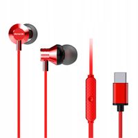 Słuchawki dokanałowe AIWA ESTM-50USB-C RD Czerwony
