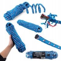 Lina wielofunkcyjna 14 mm x 10m niebieska ogrodowa namiotu KD11020