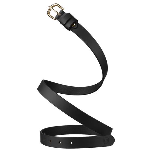 elegancki pasek damski ze skóry naturalnej  klasyczną klamrą - peterson 100 na Arena.pl