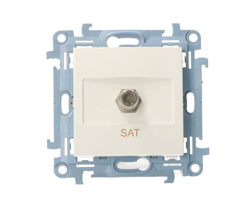 Simon10 Gniazdo antenowe pojedyńcze F CASF1.01/11 biały SIMON na Arena.pl