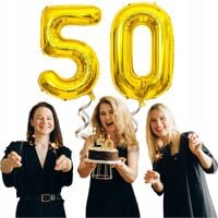 zestaw na 50 urodziny balony 50tka dekoracja balon