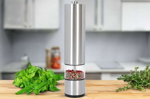 Elektryczny młynek do soli pieprzu stal nierdzewna na Arena.pl