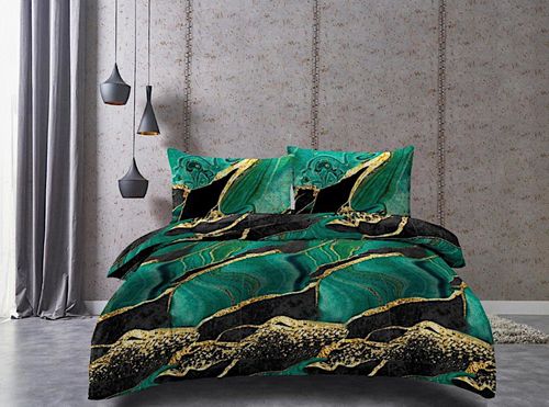 Pościel Marmur 200X220 Emerald Green 2217 na Arena.pl