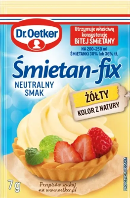 DR OETKER ŚMIETAN FIX ŻÓŁTY 7G zdjęcie 1