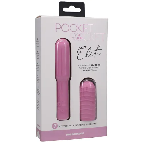 doc johnson pocket rocket elite mini model silikonowy 10cm rożowy na Arena.pl