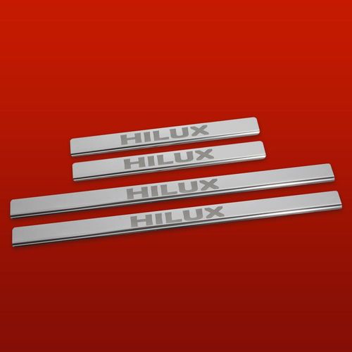 Listwa progowa TOYOTA HILUX MK7 Stal nierdzewna 304 połysk 4szt na Arena.pl