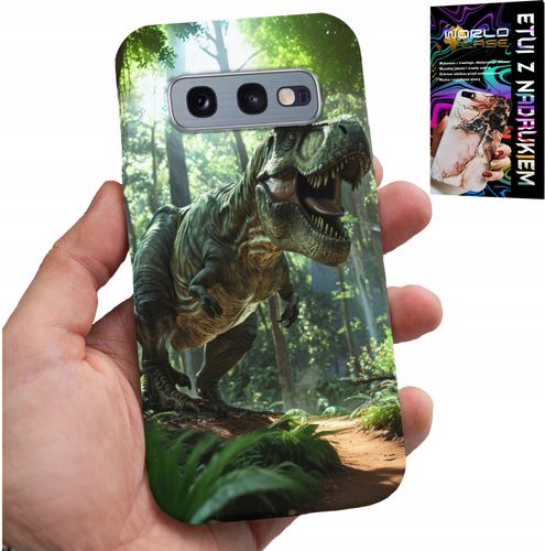 ETUI DO SAMSUNG GALAXY S10E - DINO DINOZAUR TYRANOZAUR CASE + FOLIA na Arena.pl