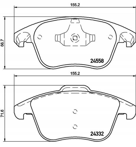 KLOCKI HAM CITROEN C4/DS4 BREMBO na Arena.pl