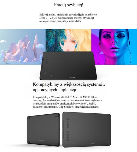 Tablet graficzny XP-Pen Deco 01 V2 na Arena.pl