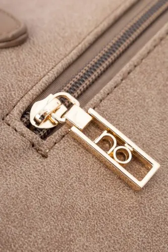 torebka shopper nobo duża jasno-brązowa ze skóry ekologicznej na Arena.pl