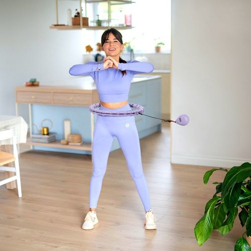 ONE FITNESS Hula Hop Z Wypustkami i Obciążeniem Regulowany 25-43 cm na Arena.pl