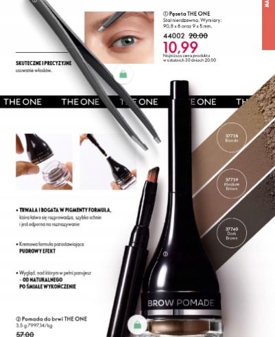 ORIFLAME Pomada do brwi THE ONE _ DARK BROWN na Arena.pl