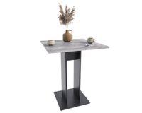 Stolik kuchenny Jula beton/czarny