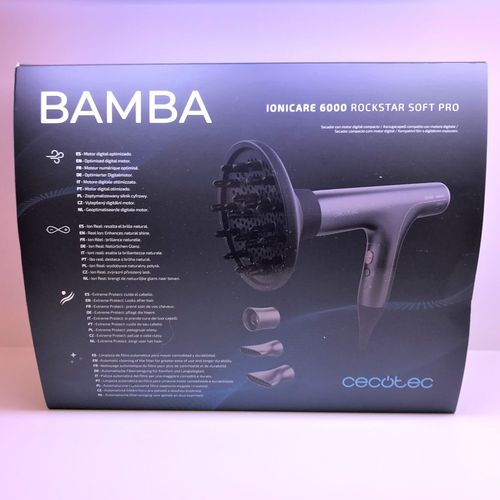 Suszarka do włosów CECOTEC Bamba IoniCare 6000 RockStar Soft Pro Szary na Arena.pl