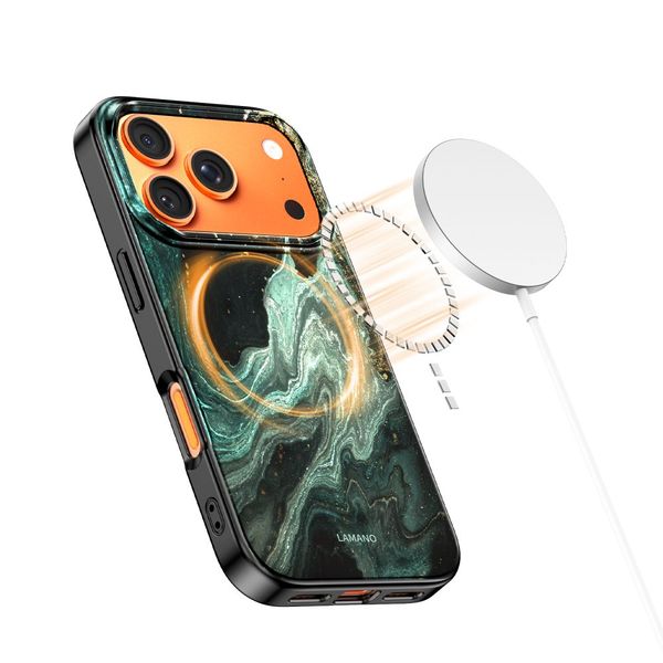 tech-protect lamano magsafe iphone 17 pro max verde aura zdjęcie 5