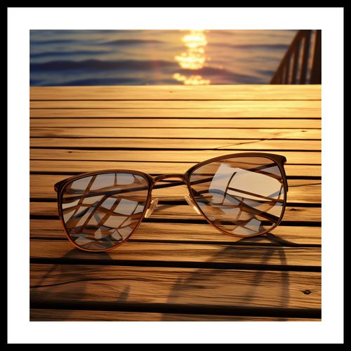 Plakat 40x40cm Lato w Odbiciu na Arena.pl