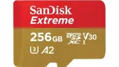 Karta micro SD SANDISK EXTREME 256GB 190/130 V30