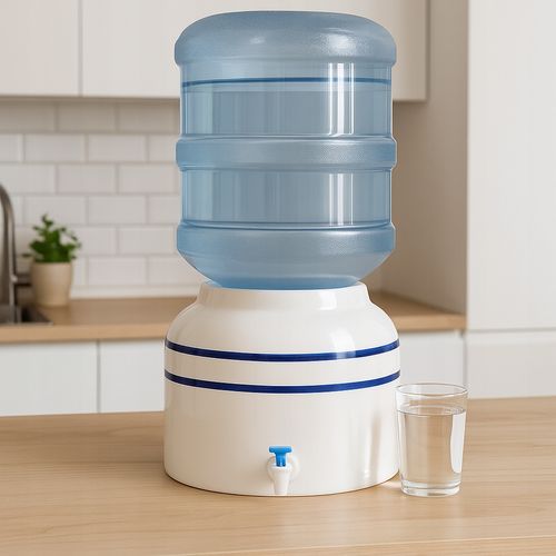 Ceramiczny Dystrybutor Wody ViO CD-02 - Niebieski Pasek Zestaw Basic na Arena.pl