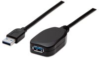 PRZEDŁUŻACZ KABEL SUPERSPEED MANHATTAN USB 3.0 A-A M/F AKTYWNY 150712