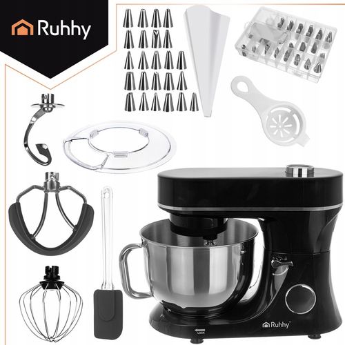 Robot Kuchenny Planetarny z Podgrzewaną Misą 5,7L Ruhhy Mikser do na Arena.pl