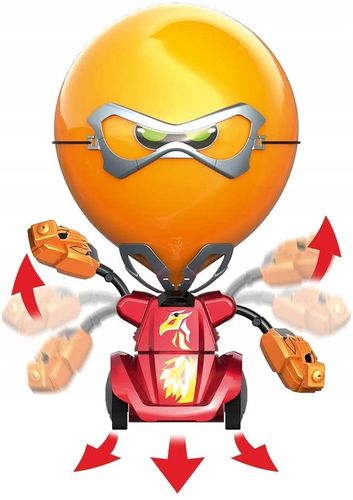 Auto Roboty Walczące Zdalnie Sterowane Balony + 2 Piloty + Zestaw 20 Balon na Arena.pl