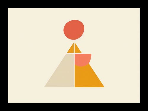 Plakat 18x13cm Piramida Równowagi na Arena.pl