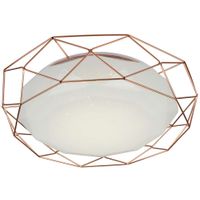 Plafon LAMPA sufitowa SVEN 98-73174 Candellux druciana OPRAWA metalowa LED 24W 4000K złota