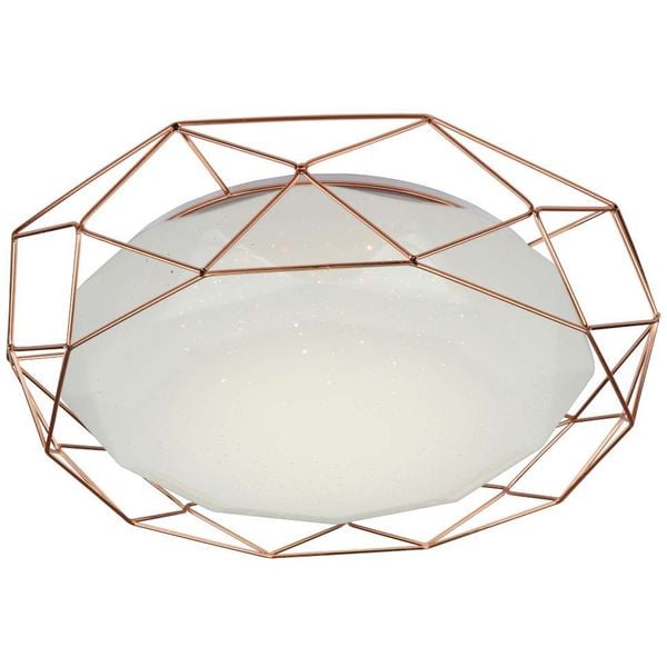 Plafon LAMPA sufitowa SVEN 98-73174 Candellux druciana OPRAWA metalowa LED 24W 4000K złota zdjęcie 1