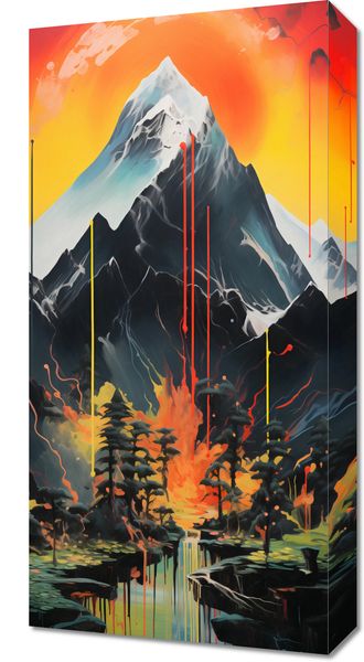 Obraz 30x60cm Górska Alchemia zdjęcie 1