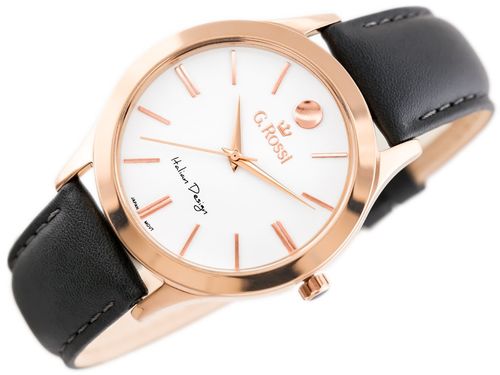 ZEGAREK G. ROSSI - 10398A-3G3 (zg783g) r.g./gray + BOX na Arena.pl