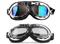 KLASYCZNE GOGLE RETRO NA MOTOR MOTOCYKL JAKOŚĆ HQ