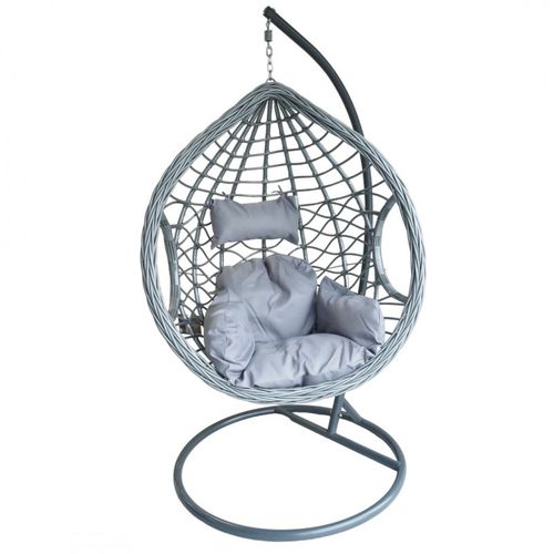 fotel wiszący huśtawka kokon z poduszkami kr26 na Arena.pl