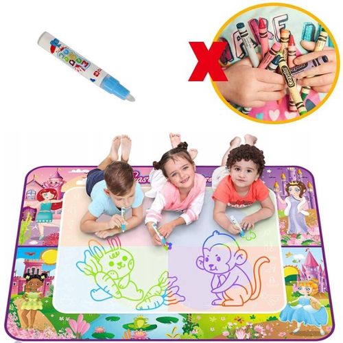 MATA WODNA DO MALOWANIA WODĄ DUŻA RYSOWANIA DLA DZIECI XXL 100X80 CM +PISAK na Arena.pl