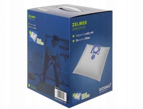 12x Worki do odkurzacza Zelmer Odyssey Meteor 2 Elf 2 Elf 3 Bosch na Arena.pl