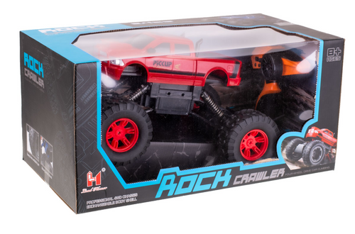 Samochód RC Rock Crawler 4WD czerwony 2.4GHz na Arena.pl
