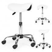 STOŁEK OBROTOWY MODERNHOME METALOWY SIODŁO REGULACJA WYSOKOŚCI