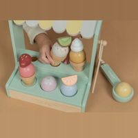 LITTLE DUTCH Drewniana lodziarnia sklepi z lodami lody na magnesy