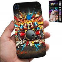 ETUI DO HUAWEI Y6S - ROCK PERKUSJA BĘBNY ROCK &amp; ROLL + FOLIA